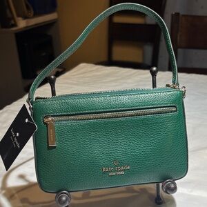 Kate Spade Emerald Green shoulder small Bag